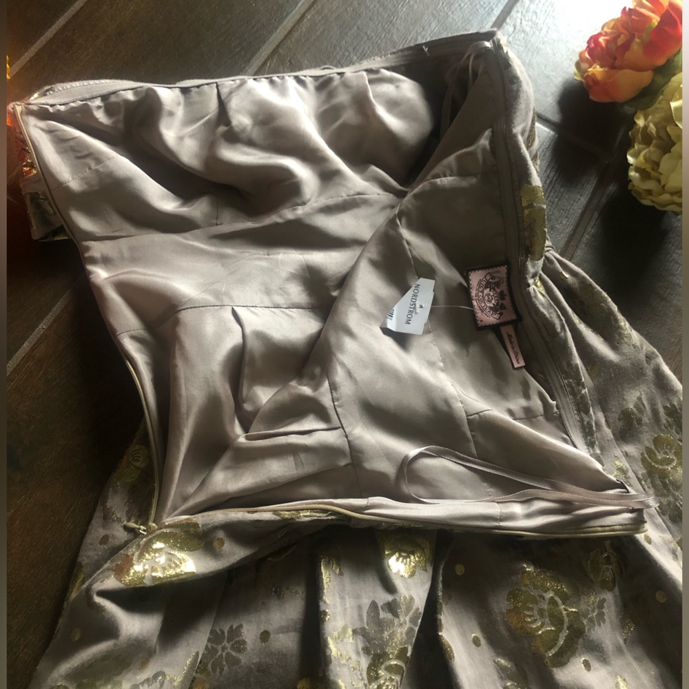 Juicy couture grey and gold metallic y2k mini dress - Picture 15 of 15